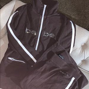 Vintage brown Bebe track suit